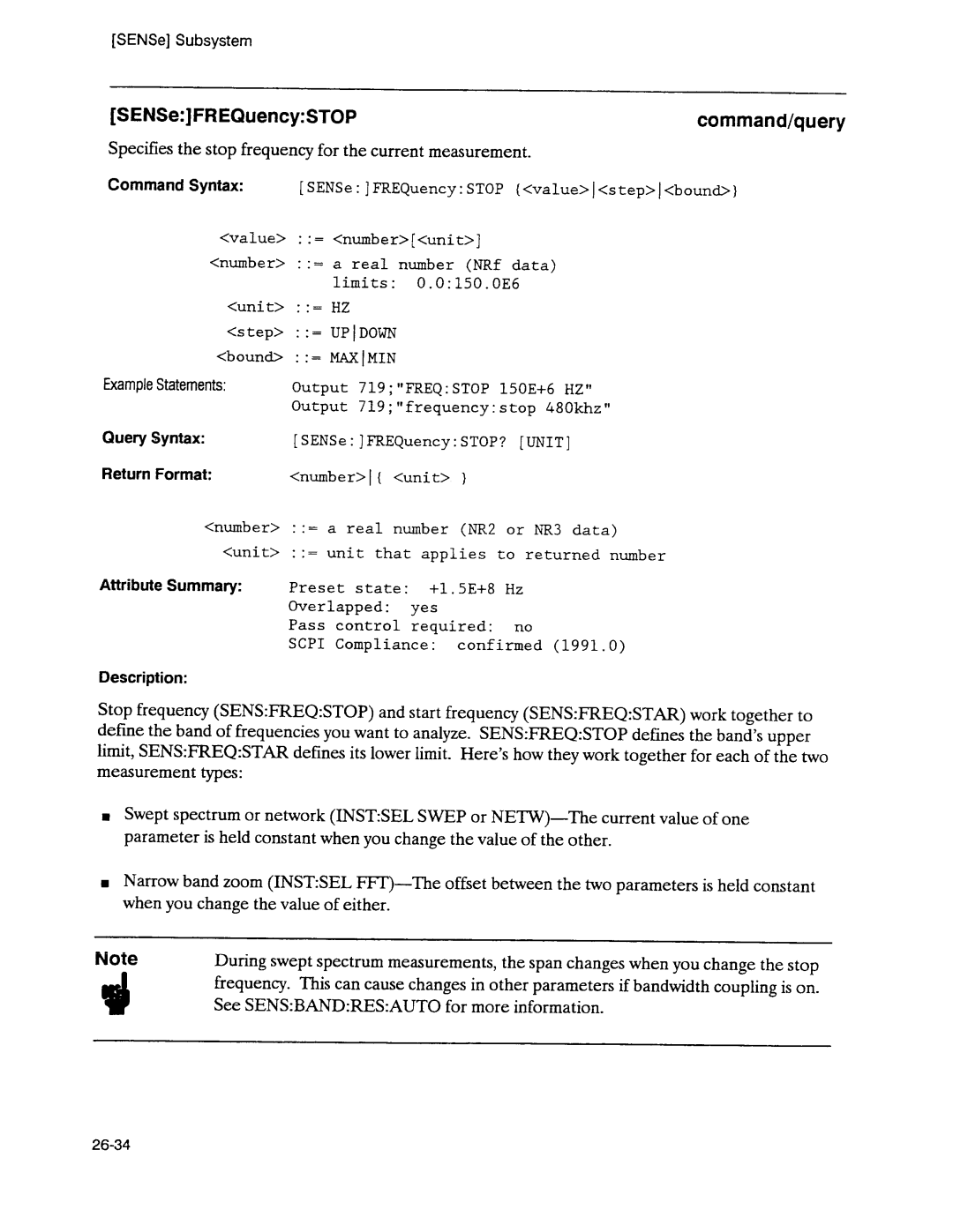 Agilent Technologies 3589A GP-IB manual 