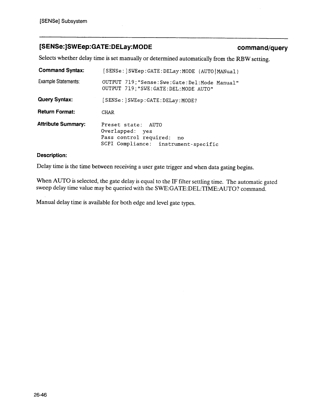 Agilent Technologies 3589A GP-IB manual 