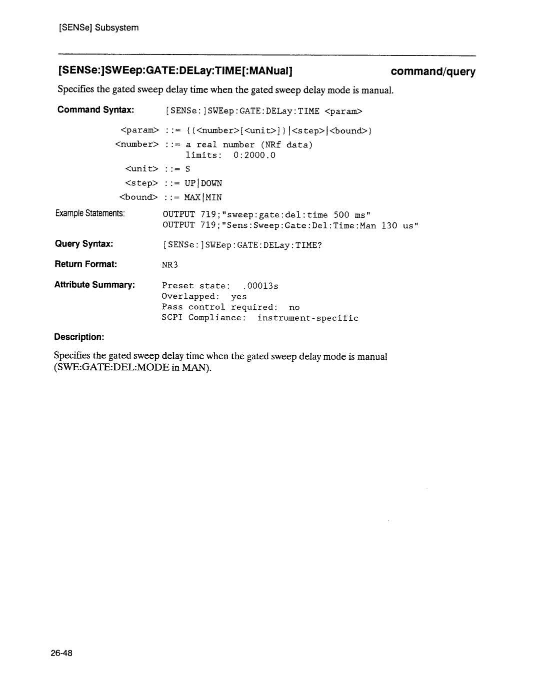 Agilent Technologies 3589A GP-IB manual 