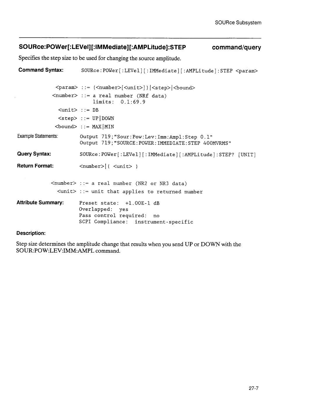 Agilent Technologies 3589A GP-IB manual 