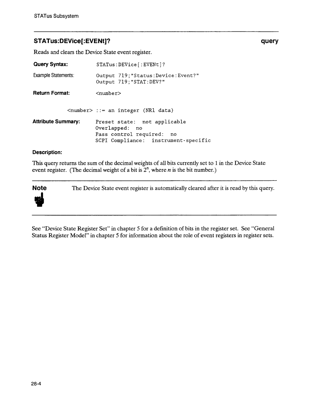 Agilent Technologies 3589A GP-IB manual 