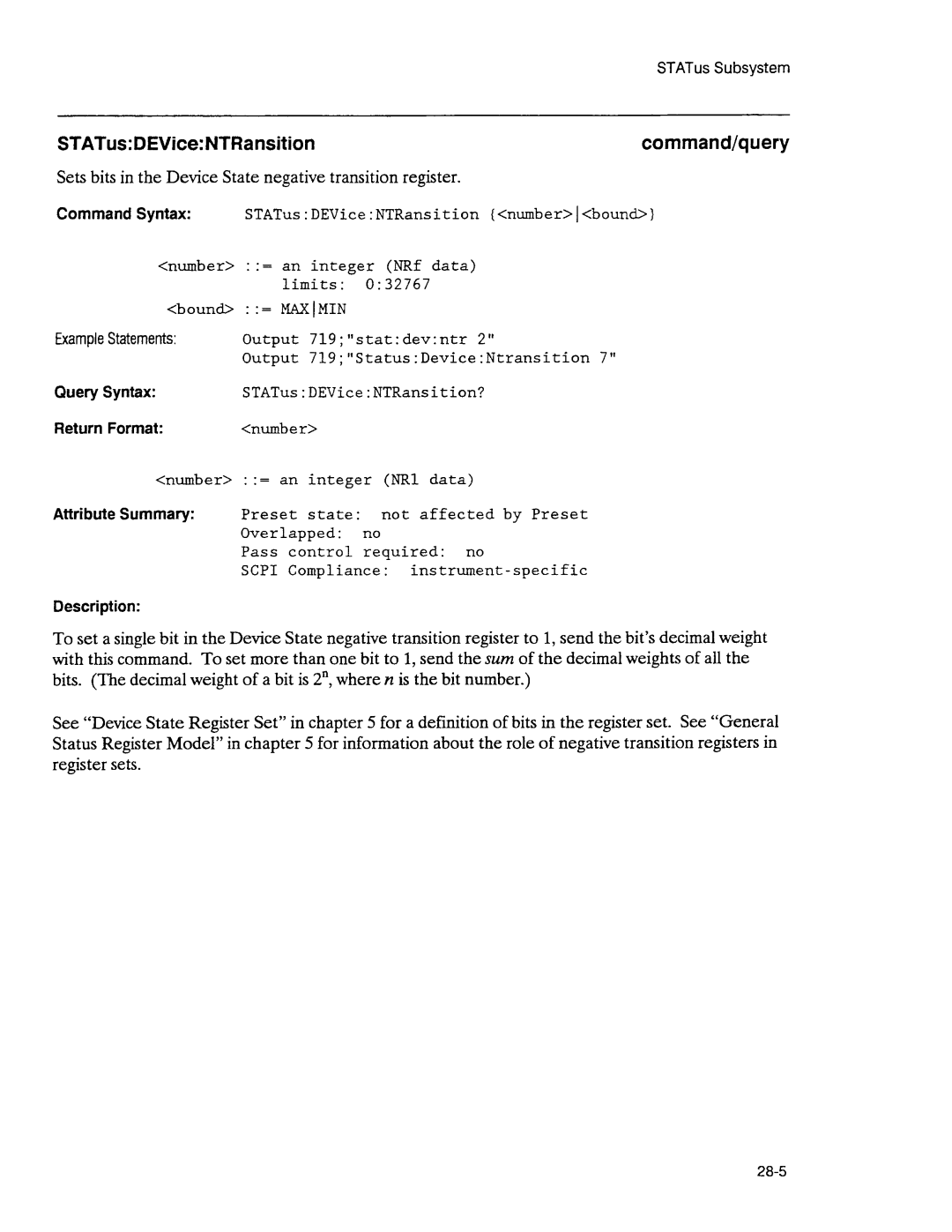 Agilent Technologies 3589A GP-IB manual 