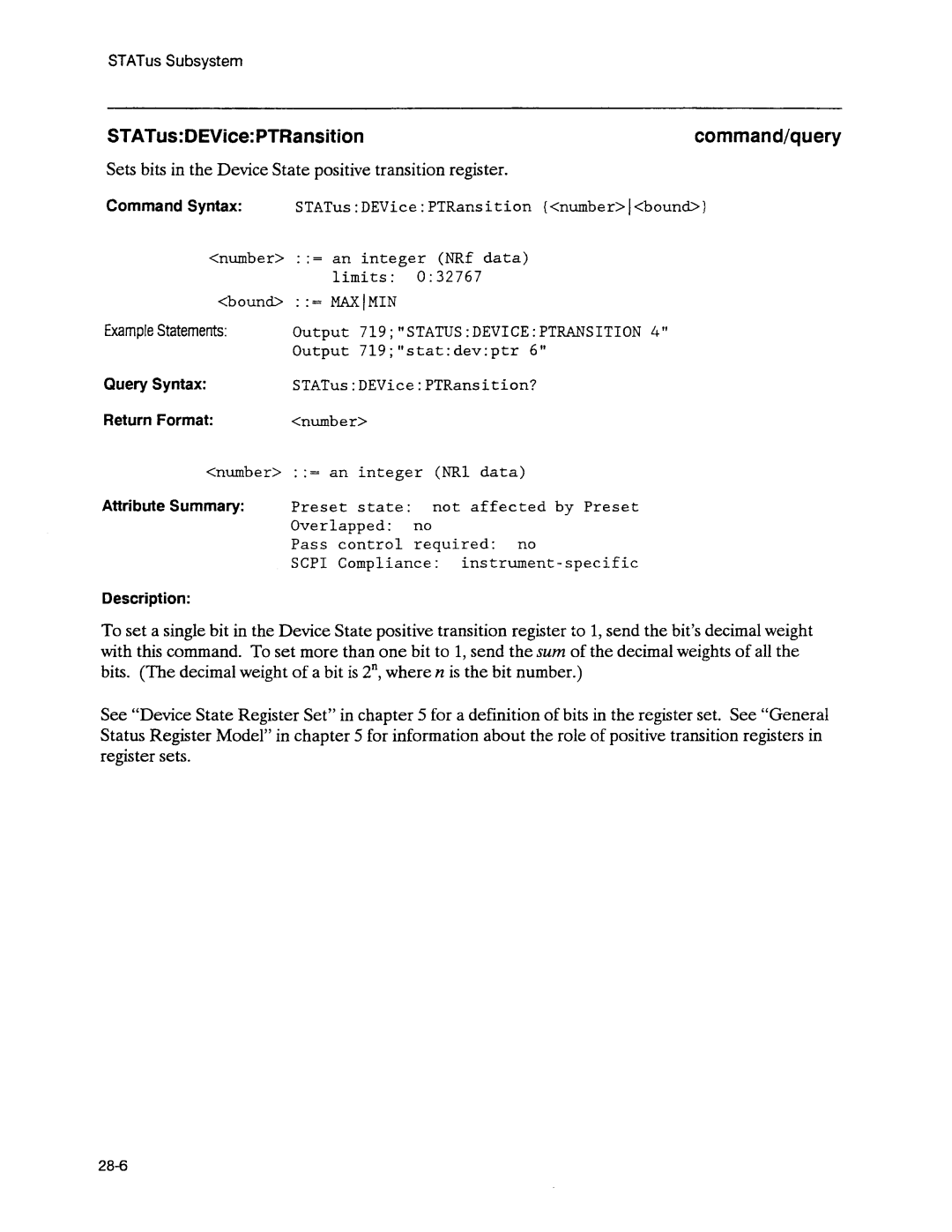 Agilent Technologies 3589A GP-IB manual 