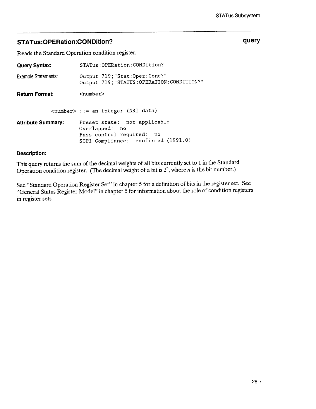 Agilent Technologies 3589A GP-IB manual 
