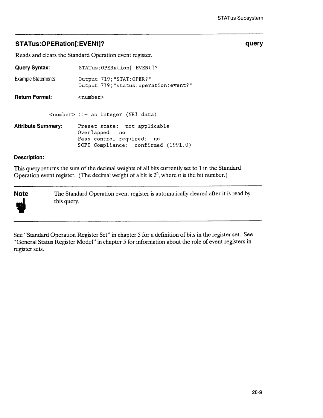 Agilent Technologies 3589A GP-IB manual 
