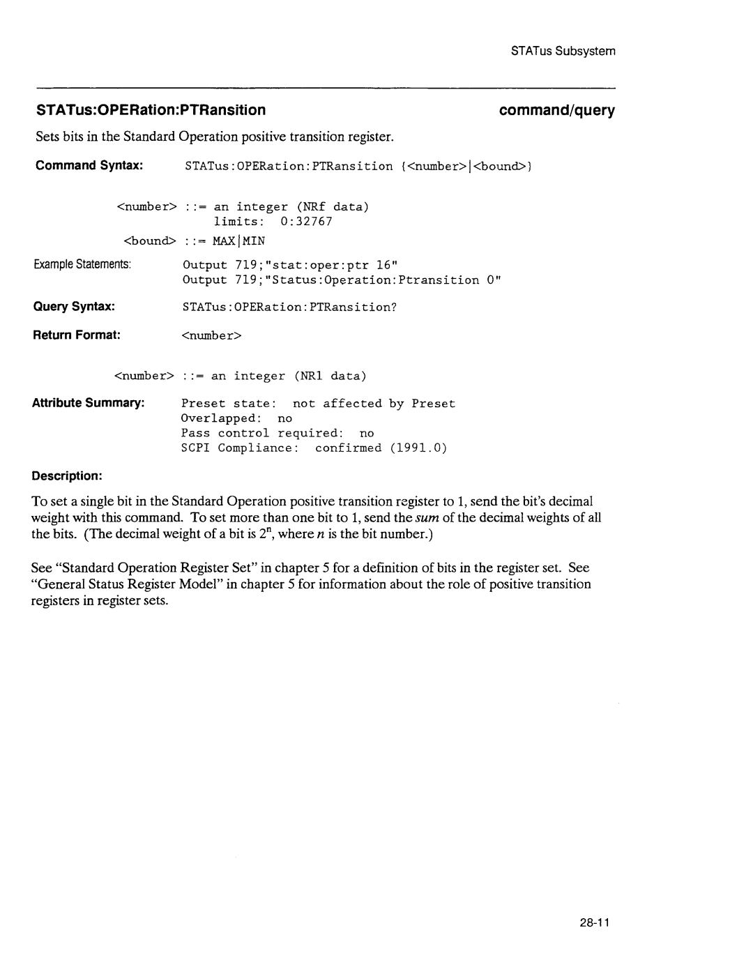 Agilent Technologies 3589A GP-IB manual 