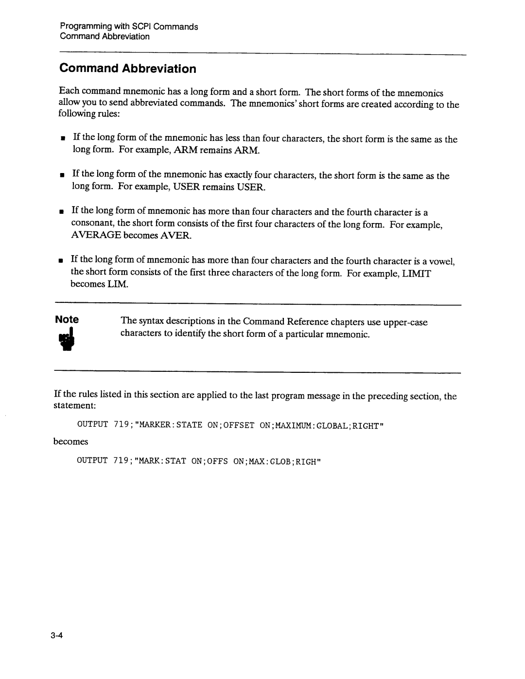 Agilent Technologies 3589A GP-IB manual 