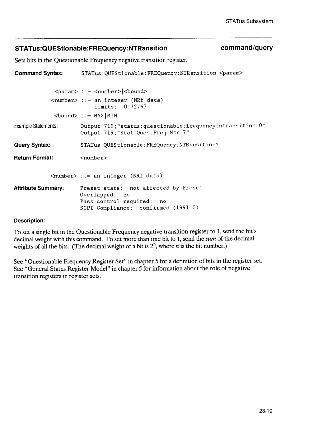 Agilent Technologies 3589A GP-IB manual 