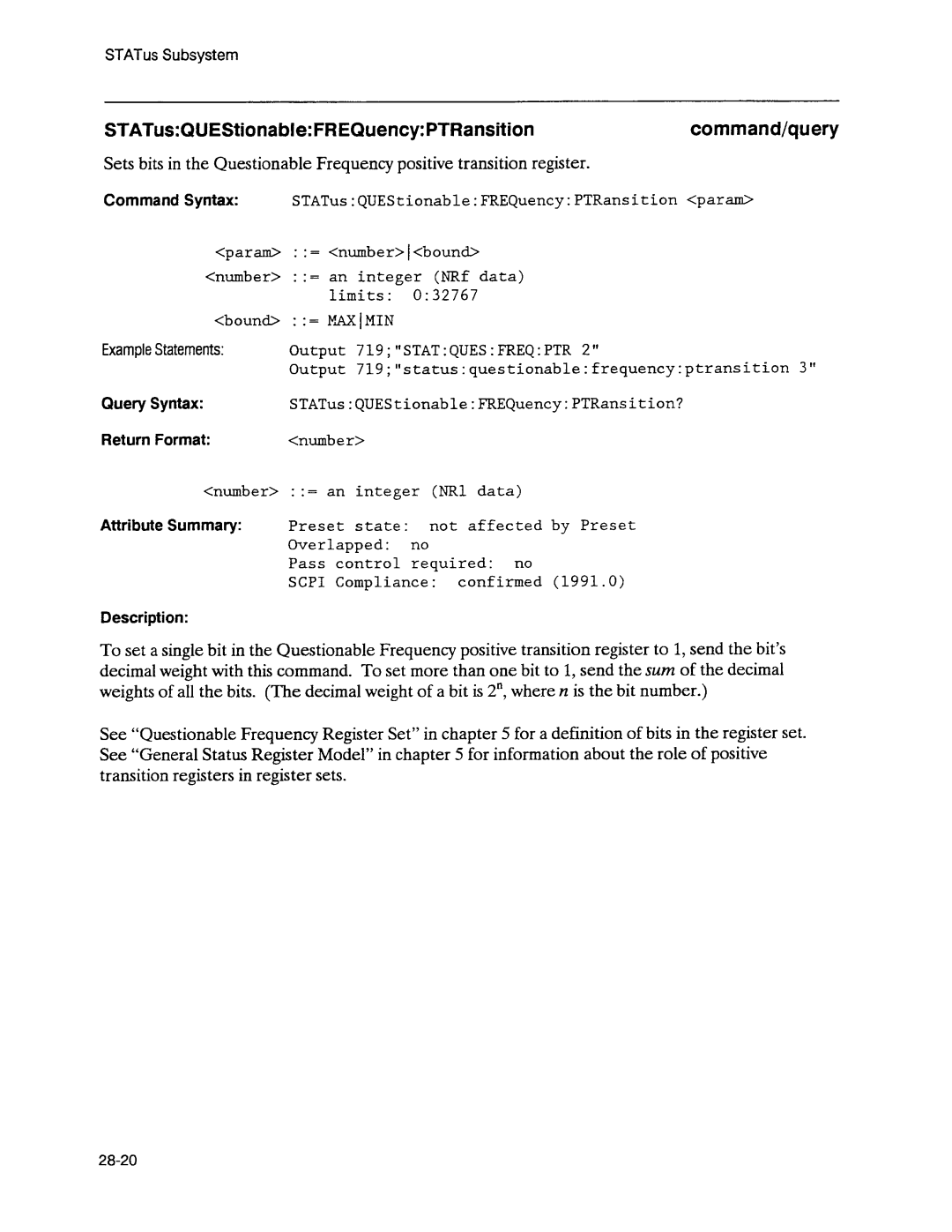 Agilent Technologies 3589A GP-IB manual 