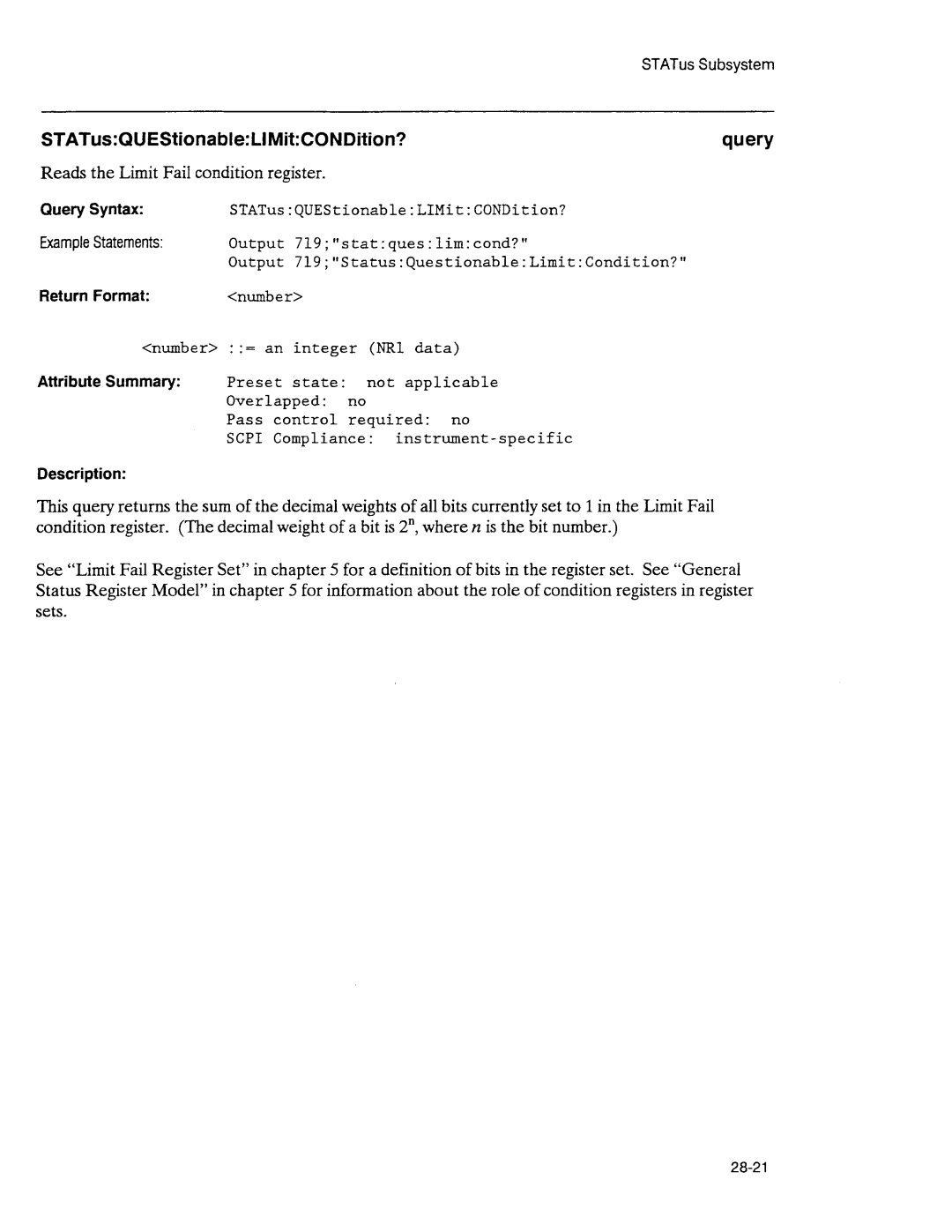 Agilent Technologies 3589A GP-IB manual 