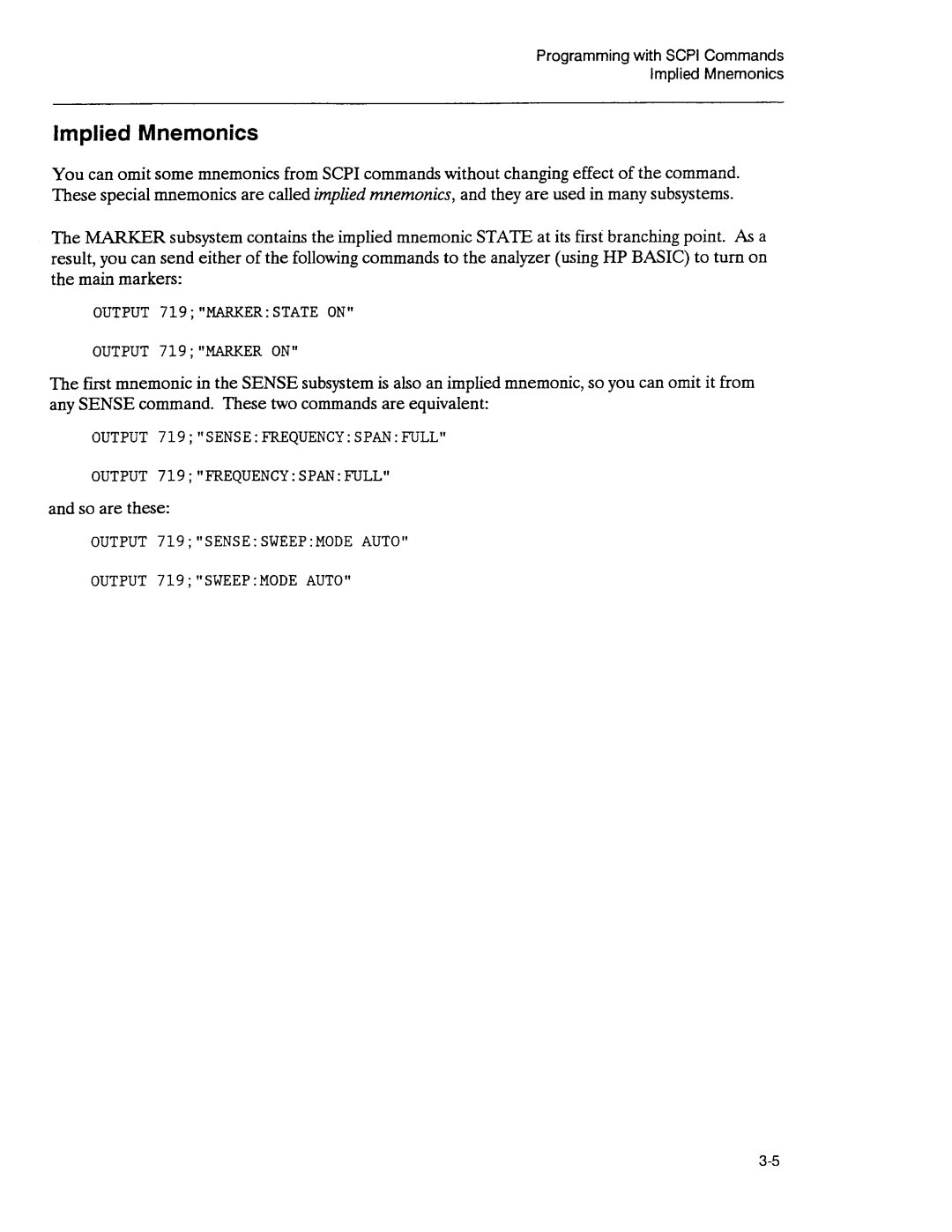 Agilent Technologies 3589A GP-IB manual 