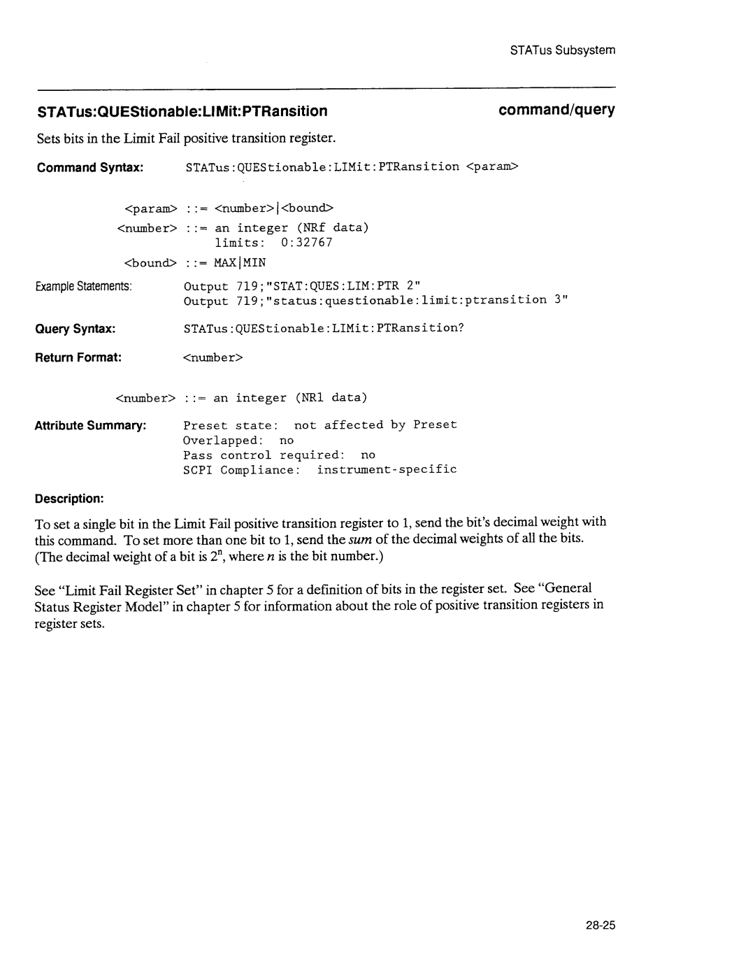 Agilent Technologies 3589A GP-IB manual 