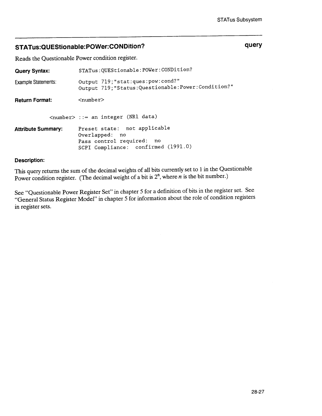 Agilent Technologies 3589A GP-IB manual 