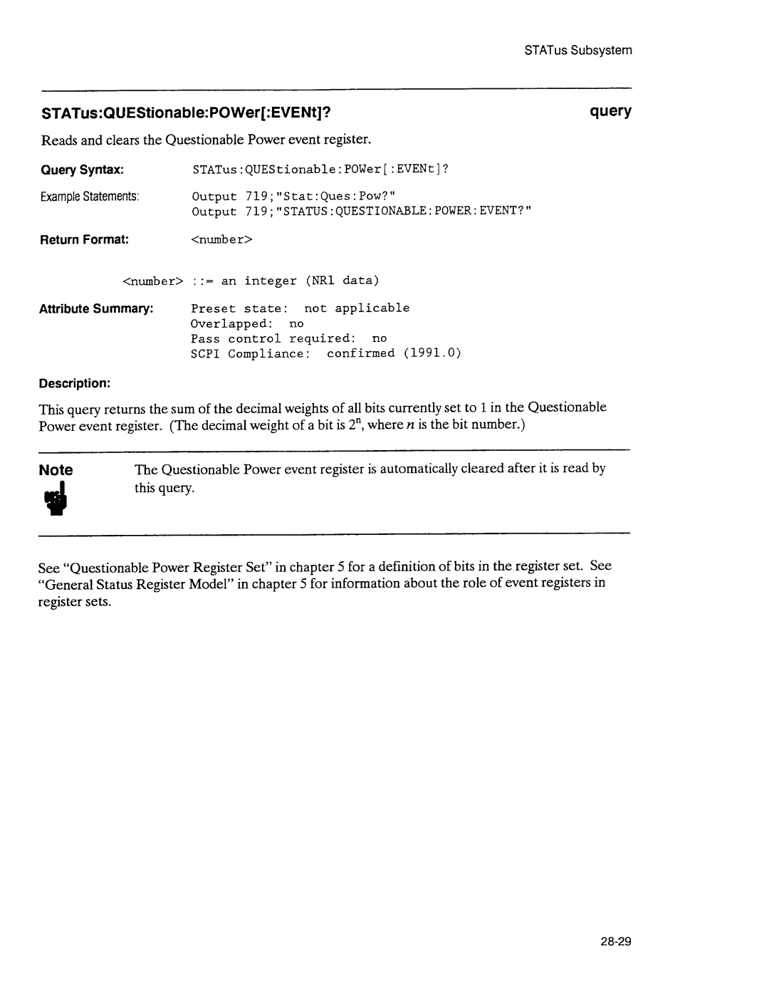 Agilent Technologies 3589A GP-IB manual 