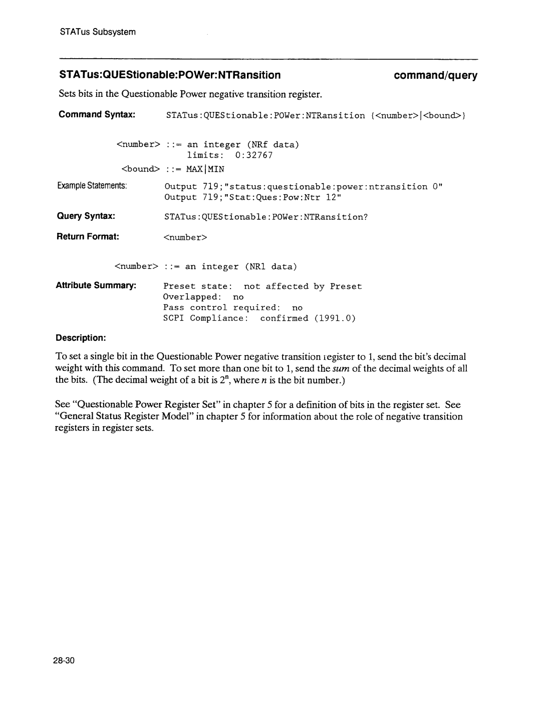 Agilent Technologies 3589A GP-IB manual 
