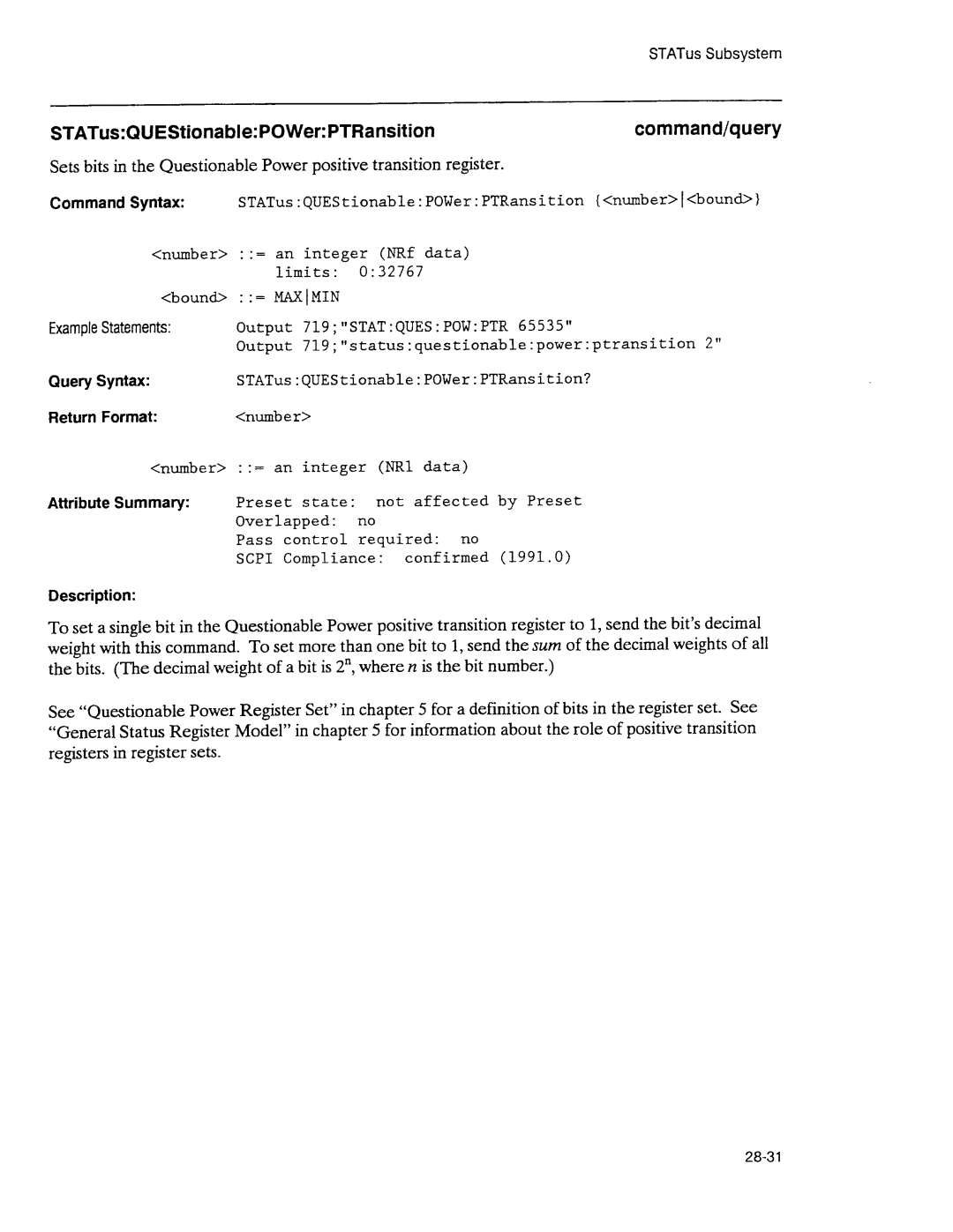 Agilent Technologies 3589A GP-IB manual 