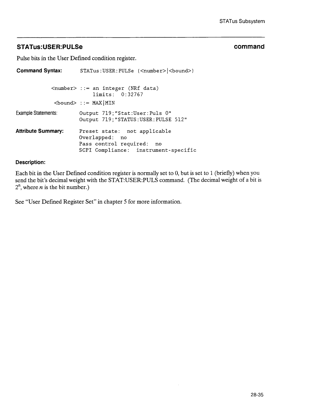 Agilent Technologies 3589A GP-IB manual 