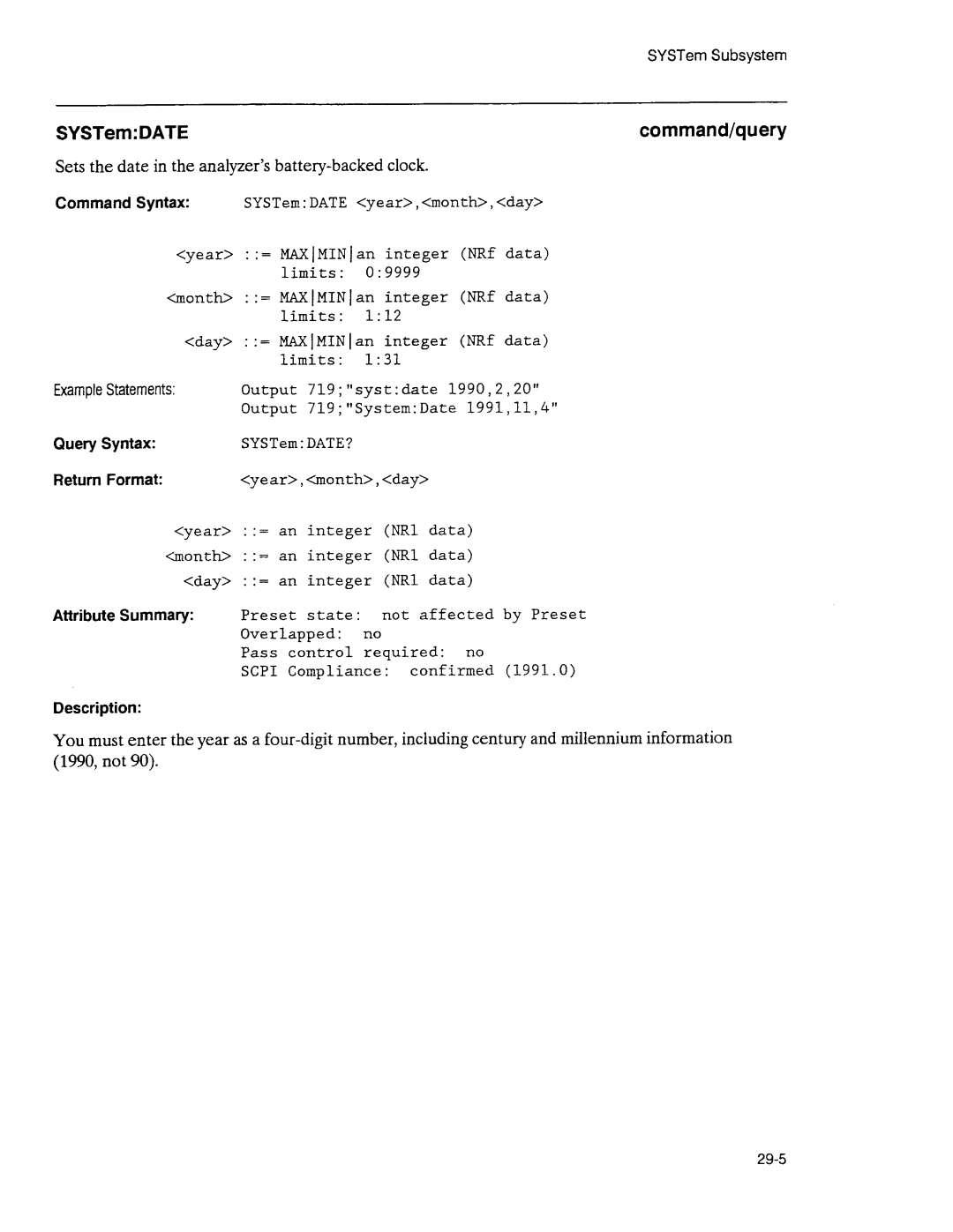 Agilent Technologies 3589A GP-IB manual 