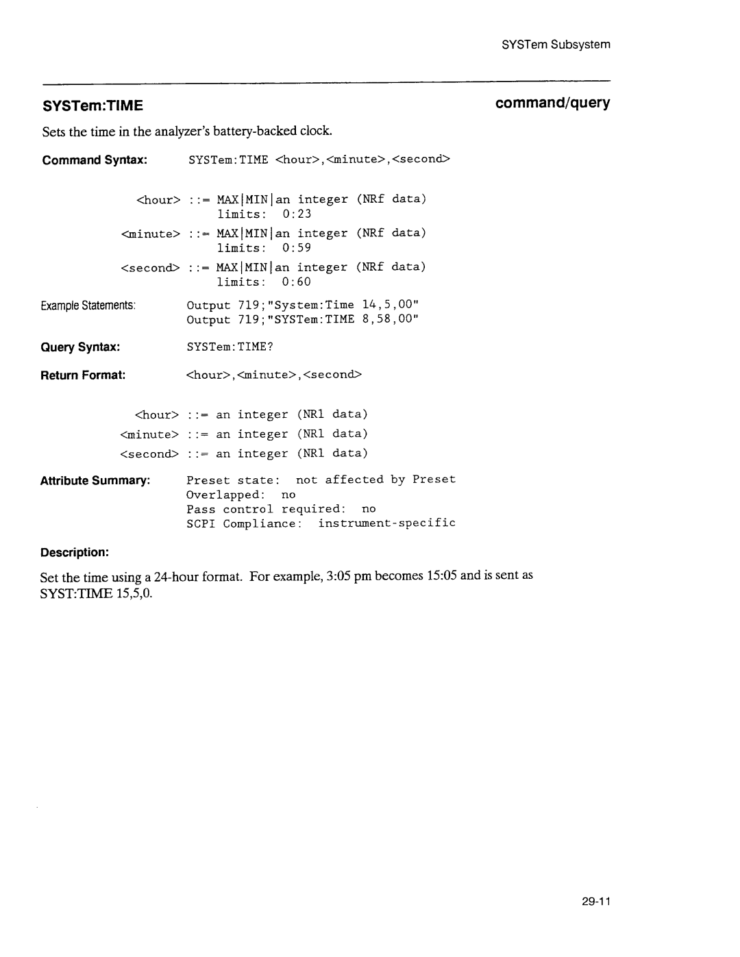 Agilent Technologies 3589A GP-IB manual 