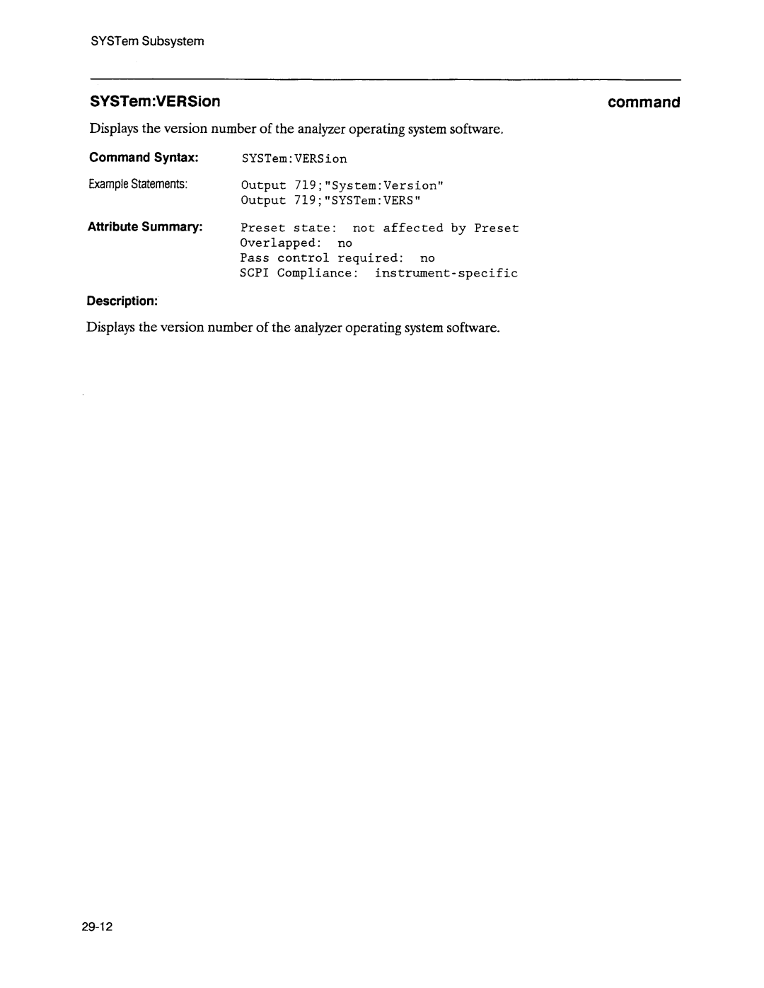 Agilent Technologies 3589A GP-IB manual 