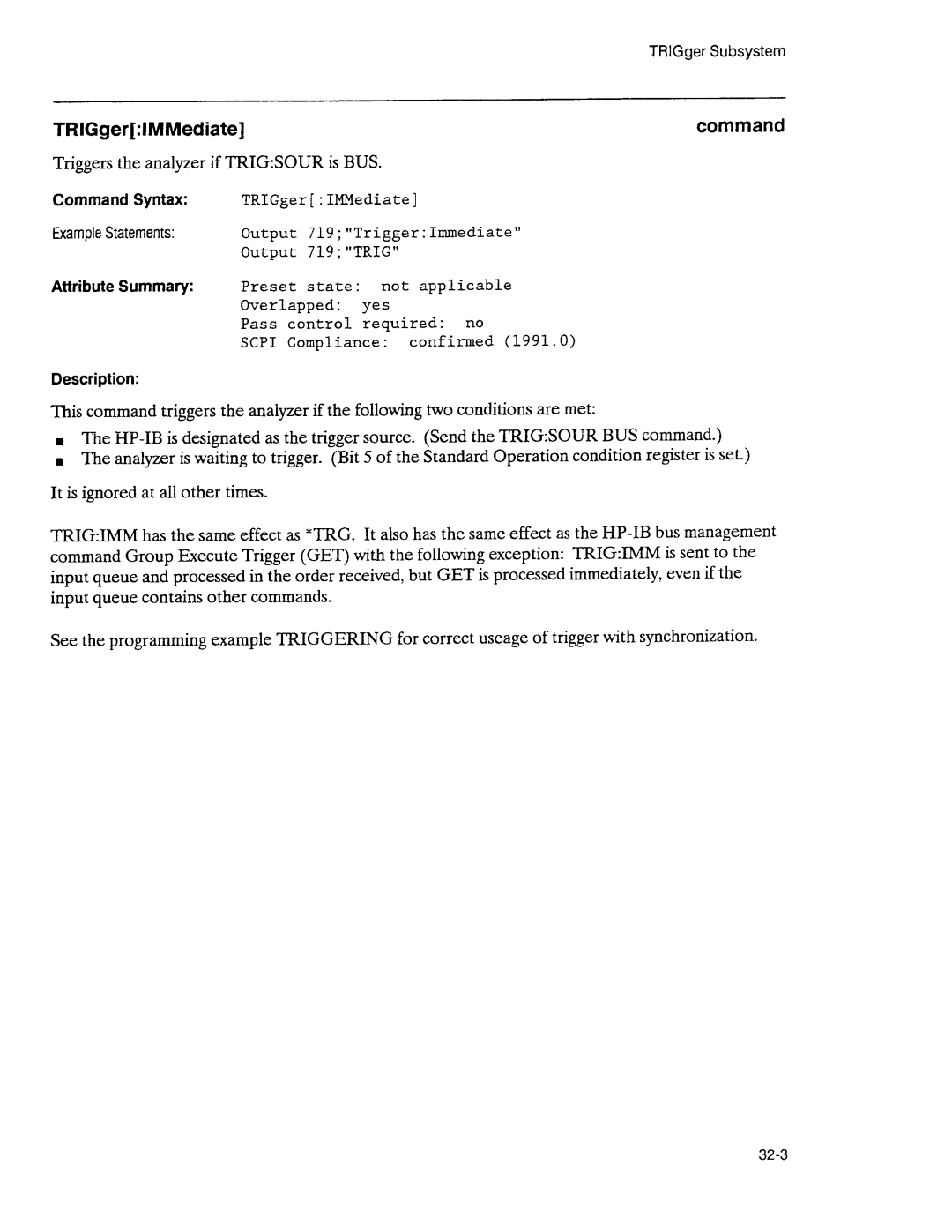 Agilent Technologies 3589A GP-IB manual 