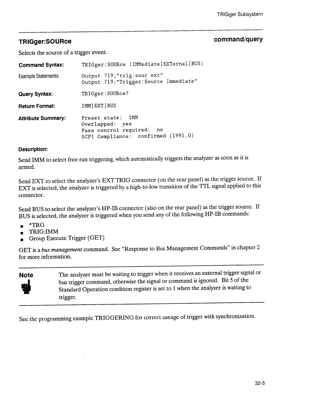 Agilent Technologies 3589A GP-IB manual 