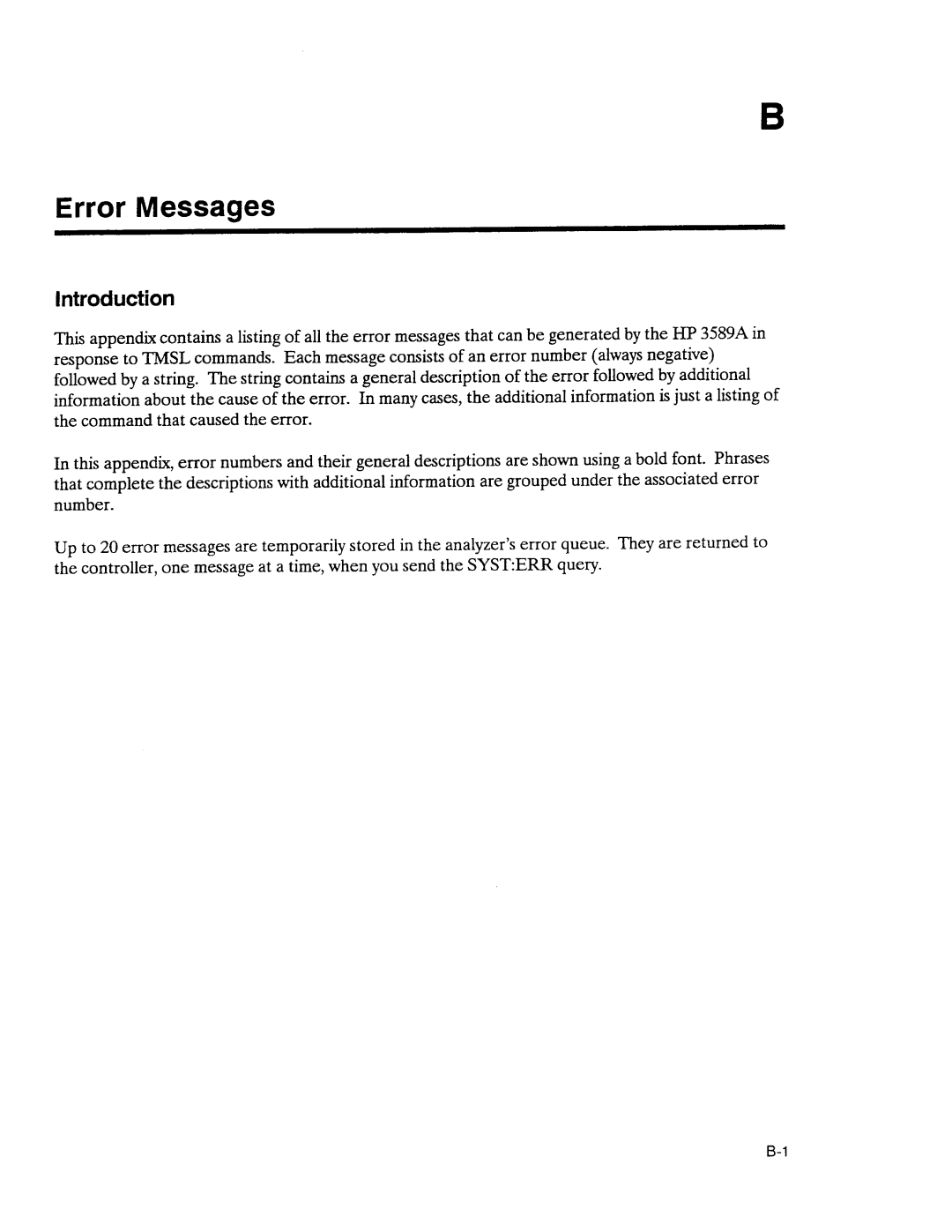 Agilent Technologies 3589A GP-IB manual 