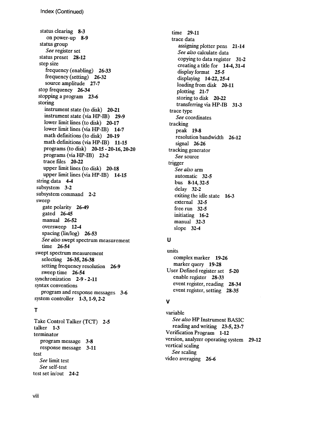 Agilent Technologies 3589A GP-IB manual 