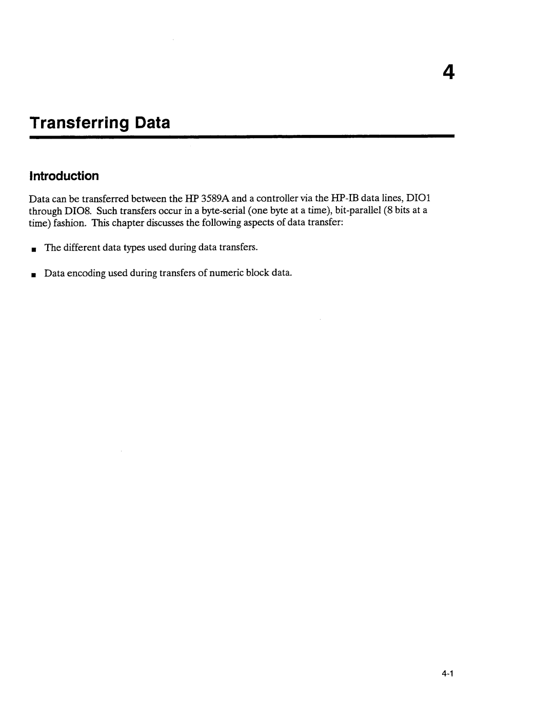 Agilent Technologies 3589A GP-IB manual 