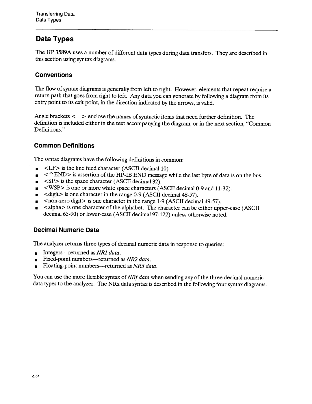 Agilent Technologies 3589A GP-IB manual 