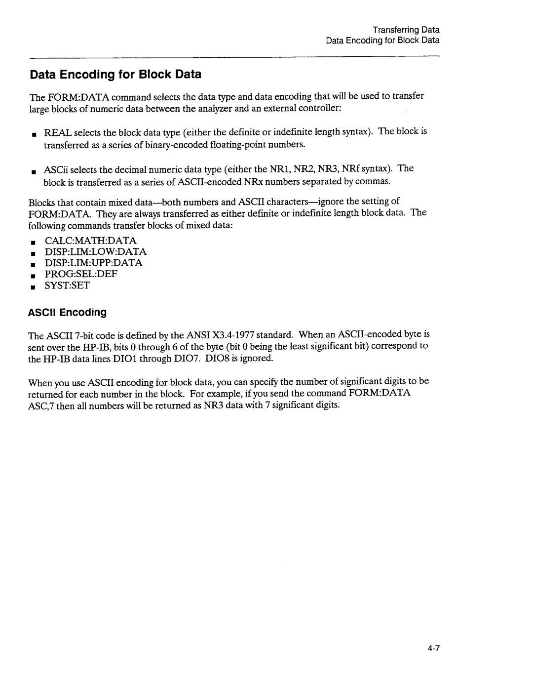 Agilent Technologies 3589A GP-IB manual 