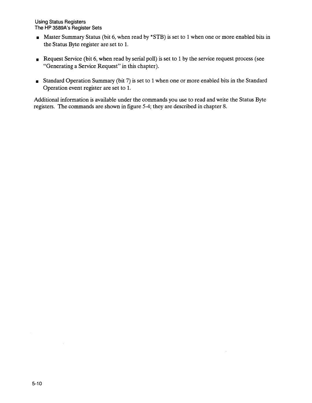 Agilent Technologies 3589A GP-IB manual 