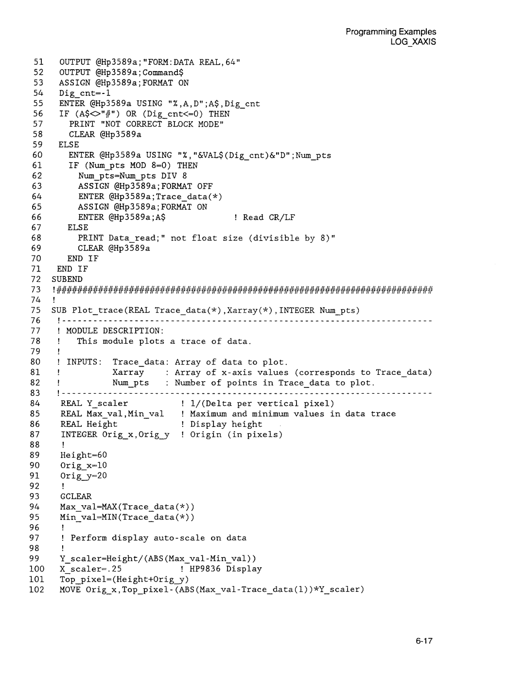 Agilent Technologies 3589A GP-IB manual 