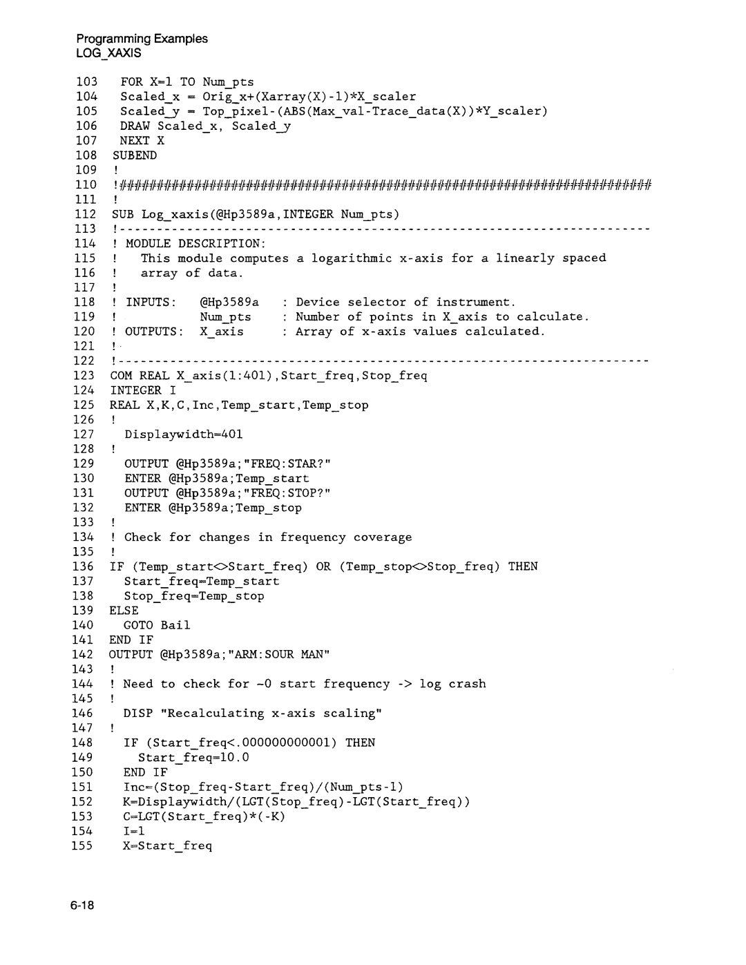 Agilent Technologies 3589A GP-IB manual 