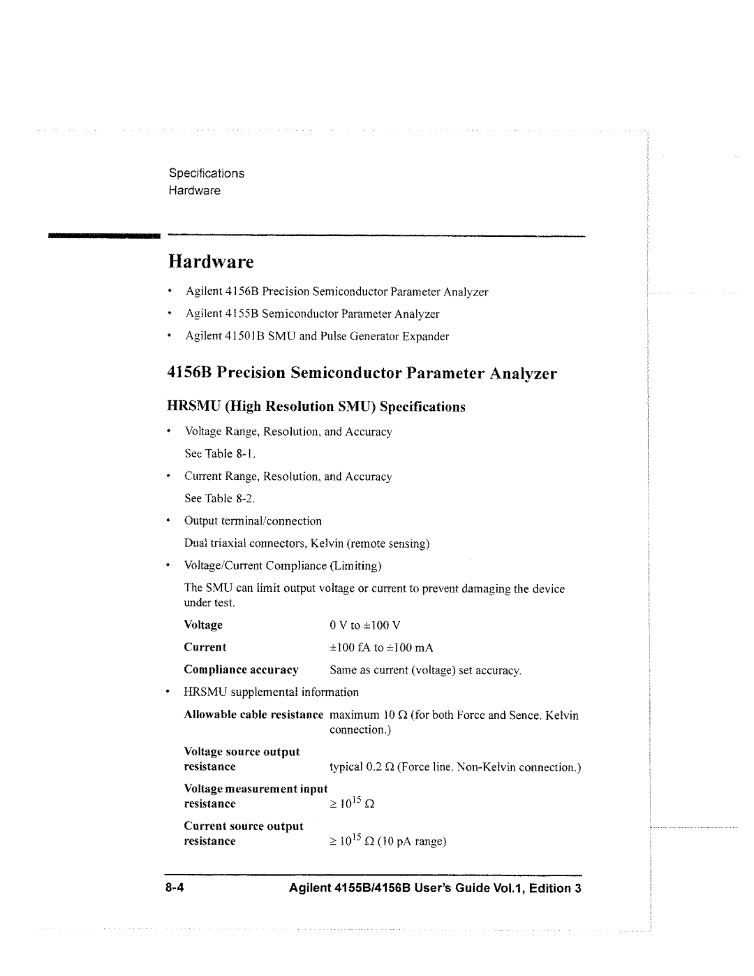 Agilent Technologies 4155B, 4156B manual 