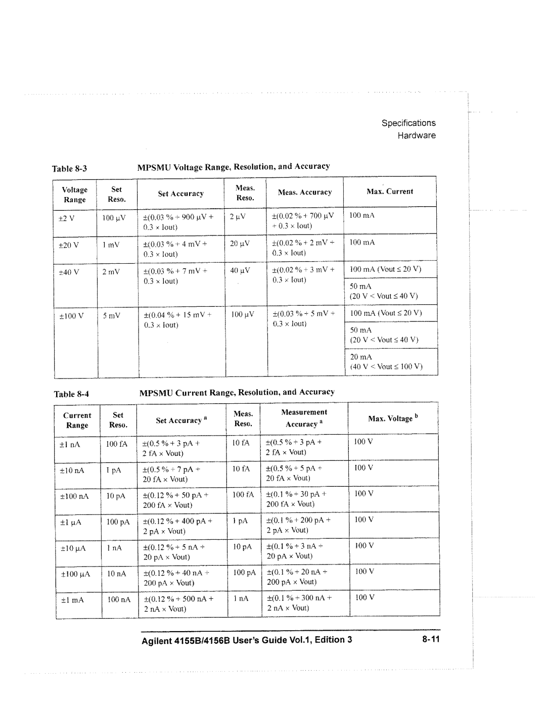 Agilent Technologies 4156B, 4155B manual 