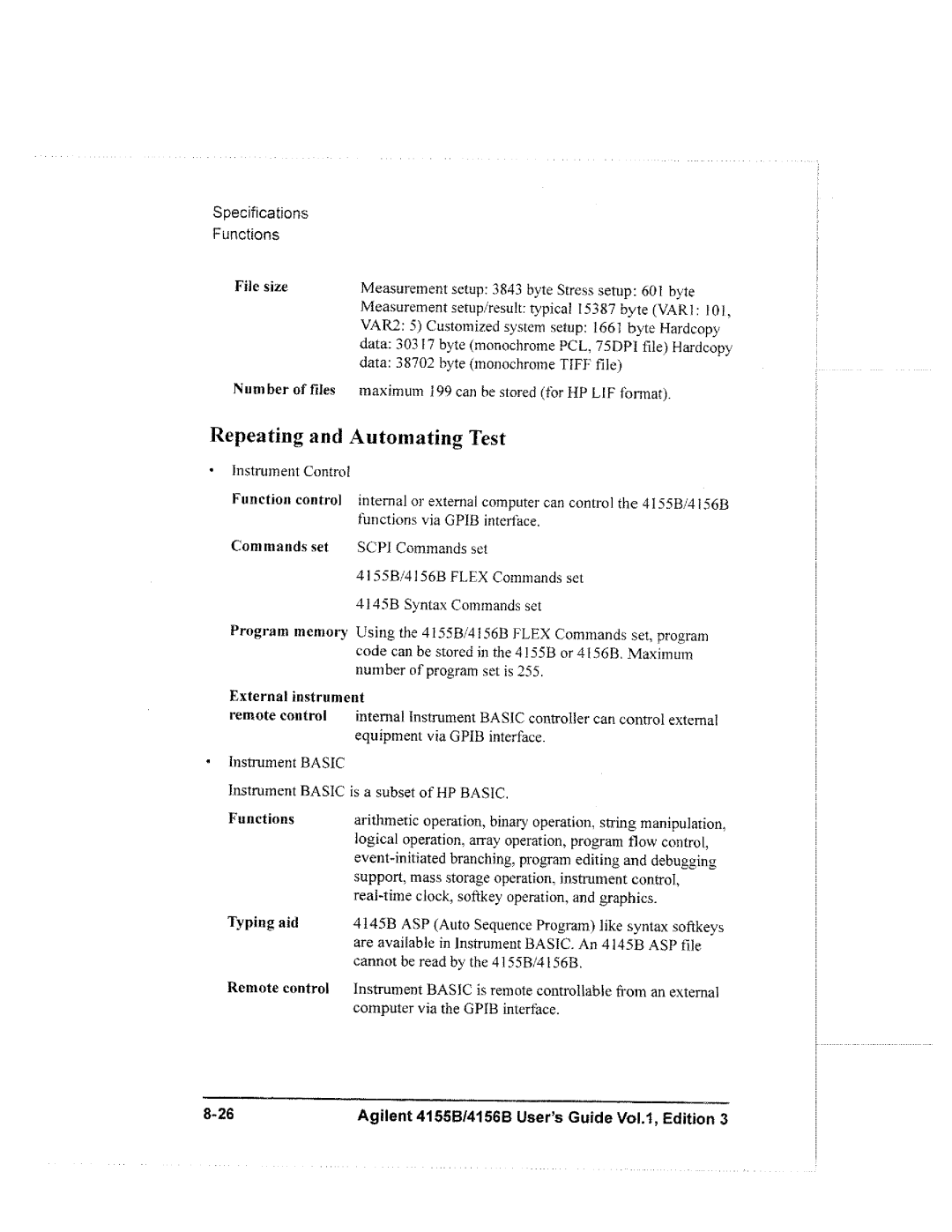 Agilent Technologies 4155B, 4156B manual 