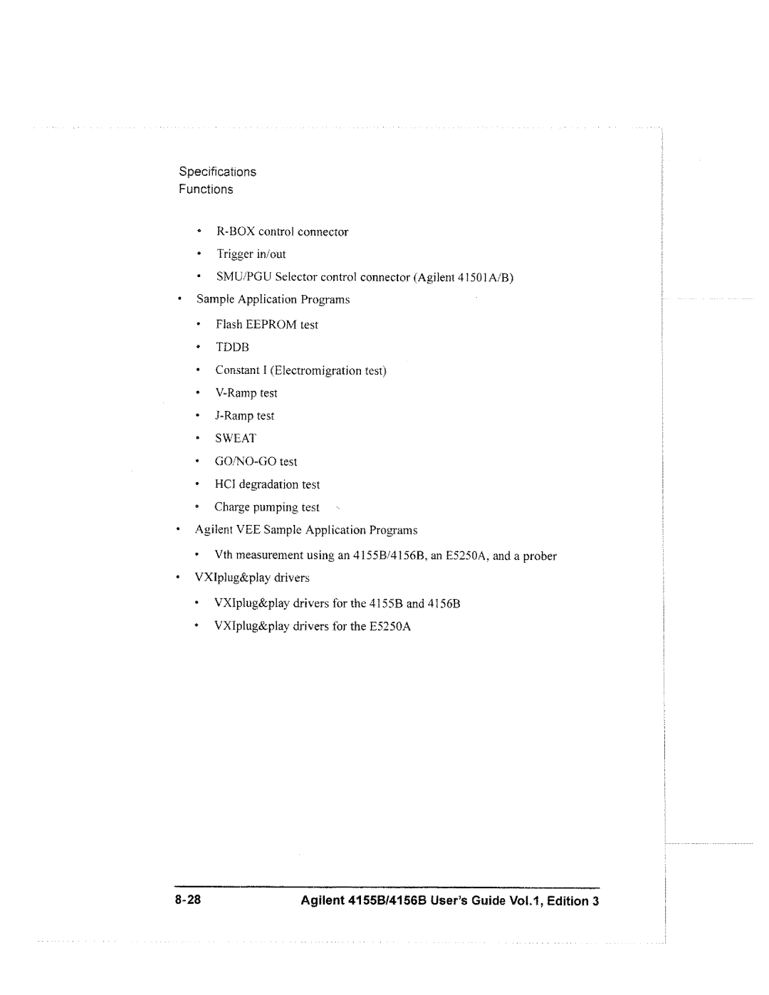 Agilent Technologies 4155B, 4156B manual 