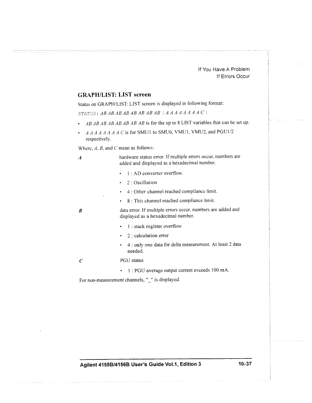 Agilent Technologies 4156B, 4155B manual 