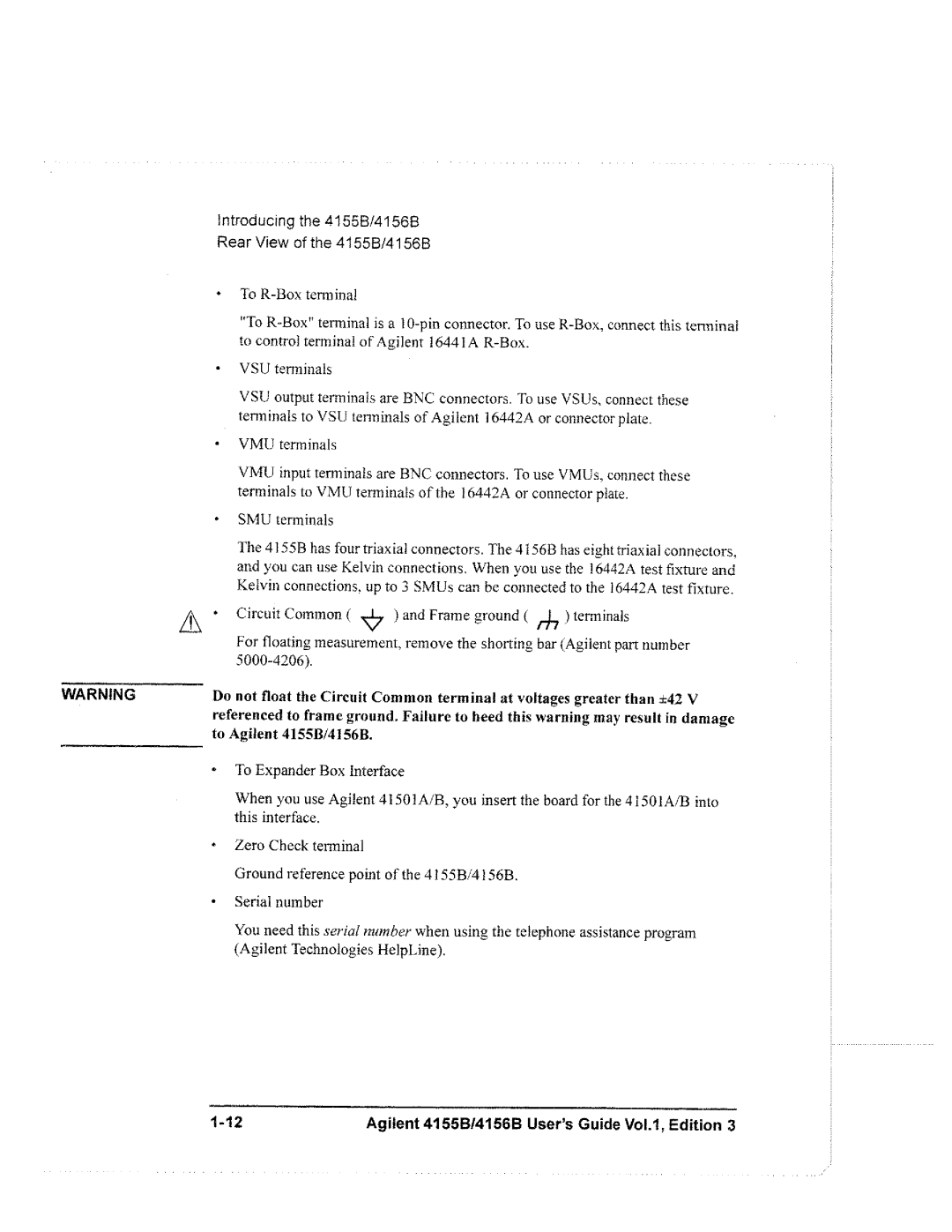 Agilent Technologies 4155B, 4156B manual 