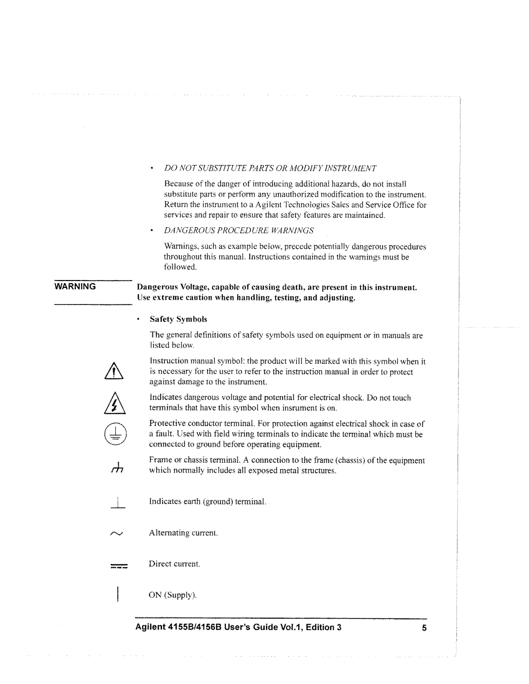 Agilent Technologies 4156B, 4155B manual 