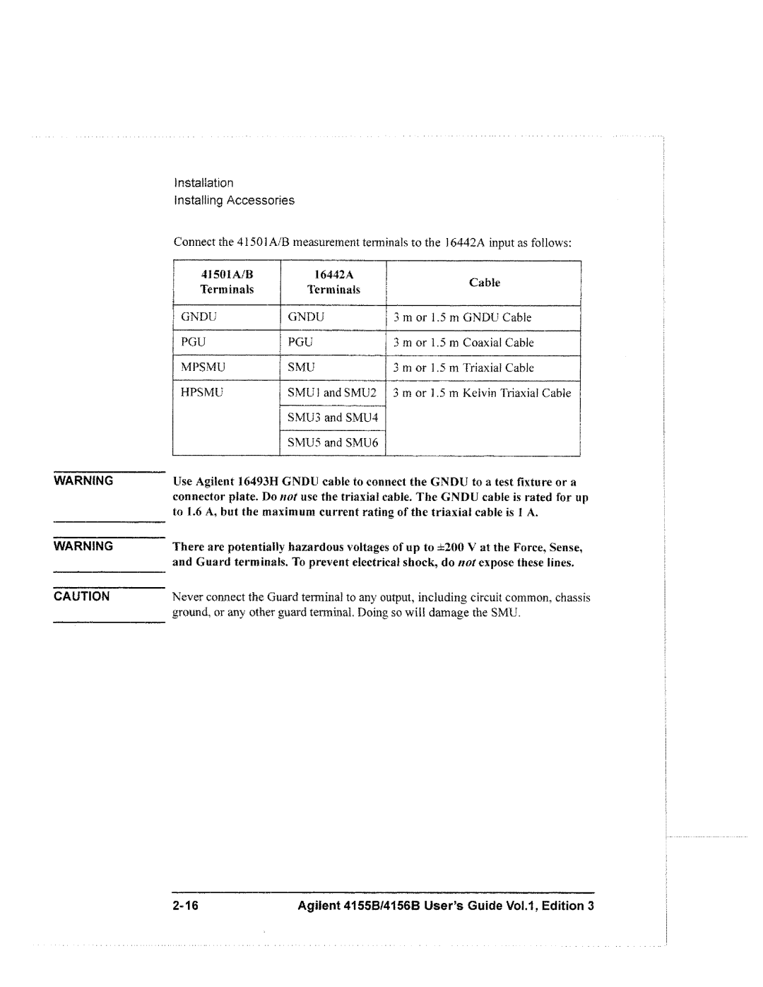 Agilent Technologies 4155B, 4156B manual 