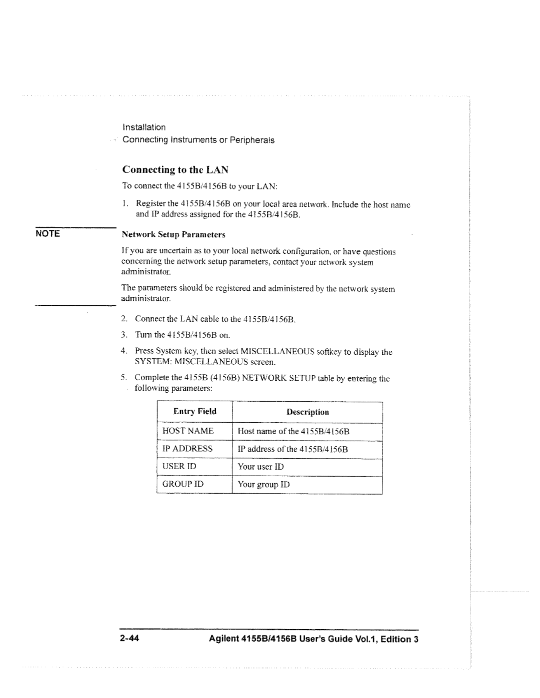 Agilent Technologies 4155B, 4156B manual 