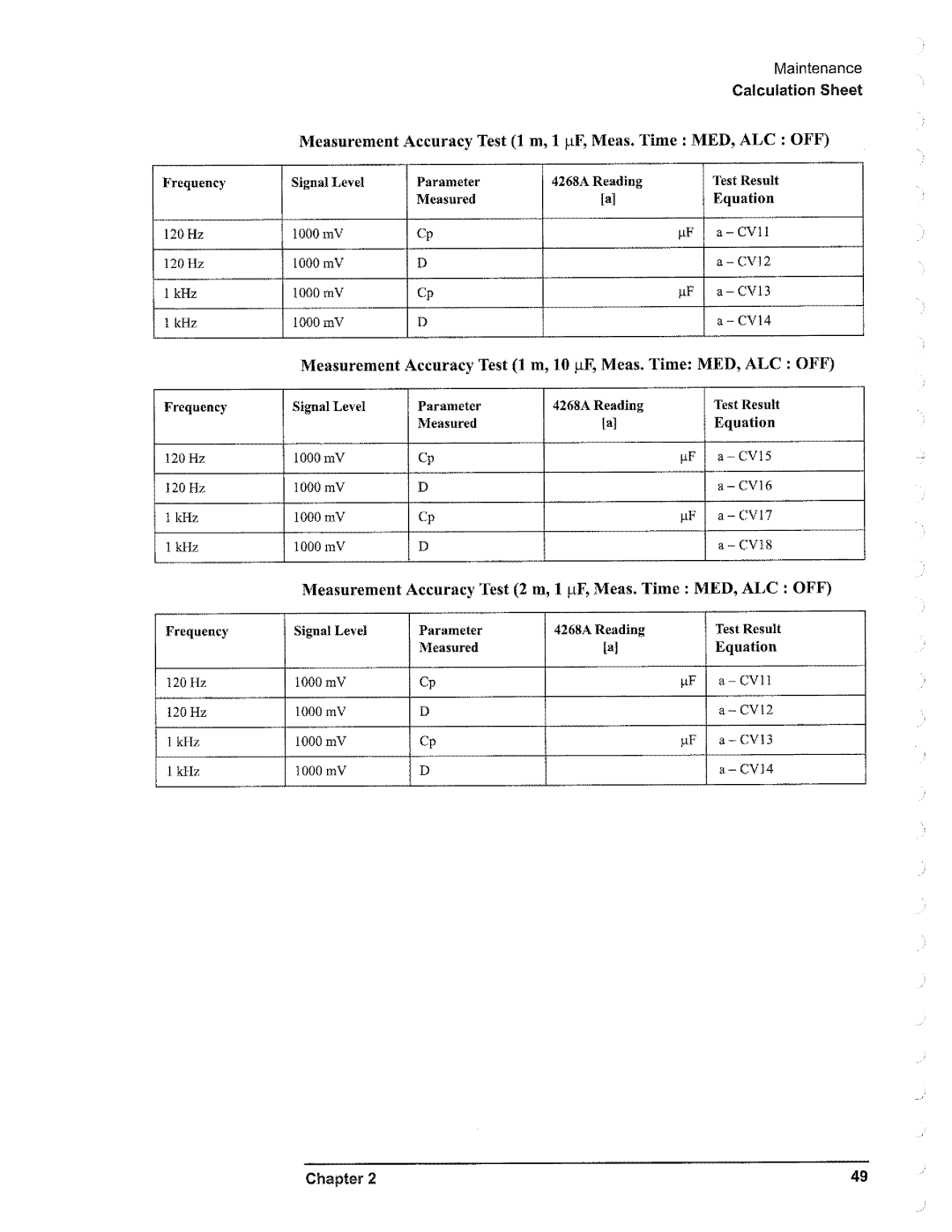 Agilent Technologies 4268A manual 