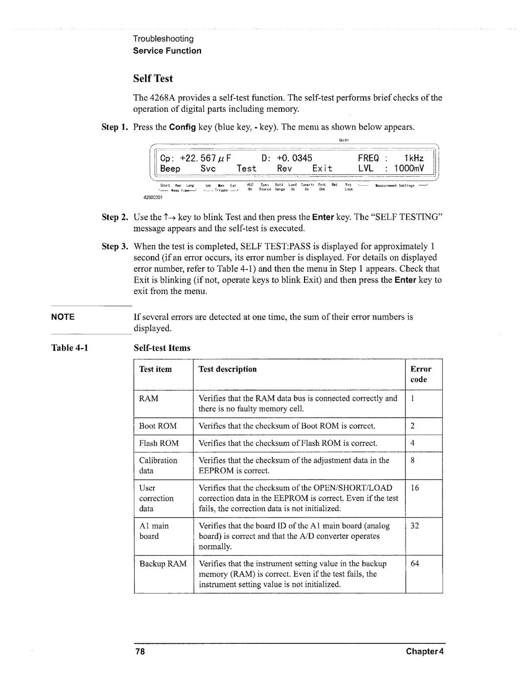 Agilent Technologies 4268A manual 