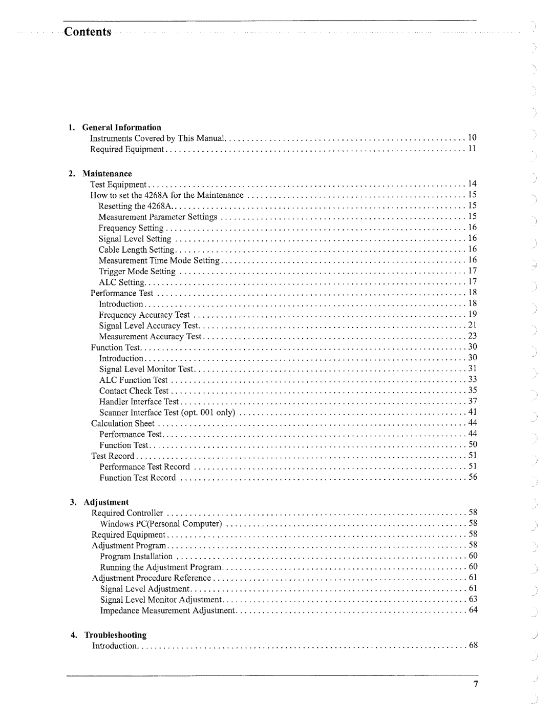Agilent Technologies 4268A manual 