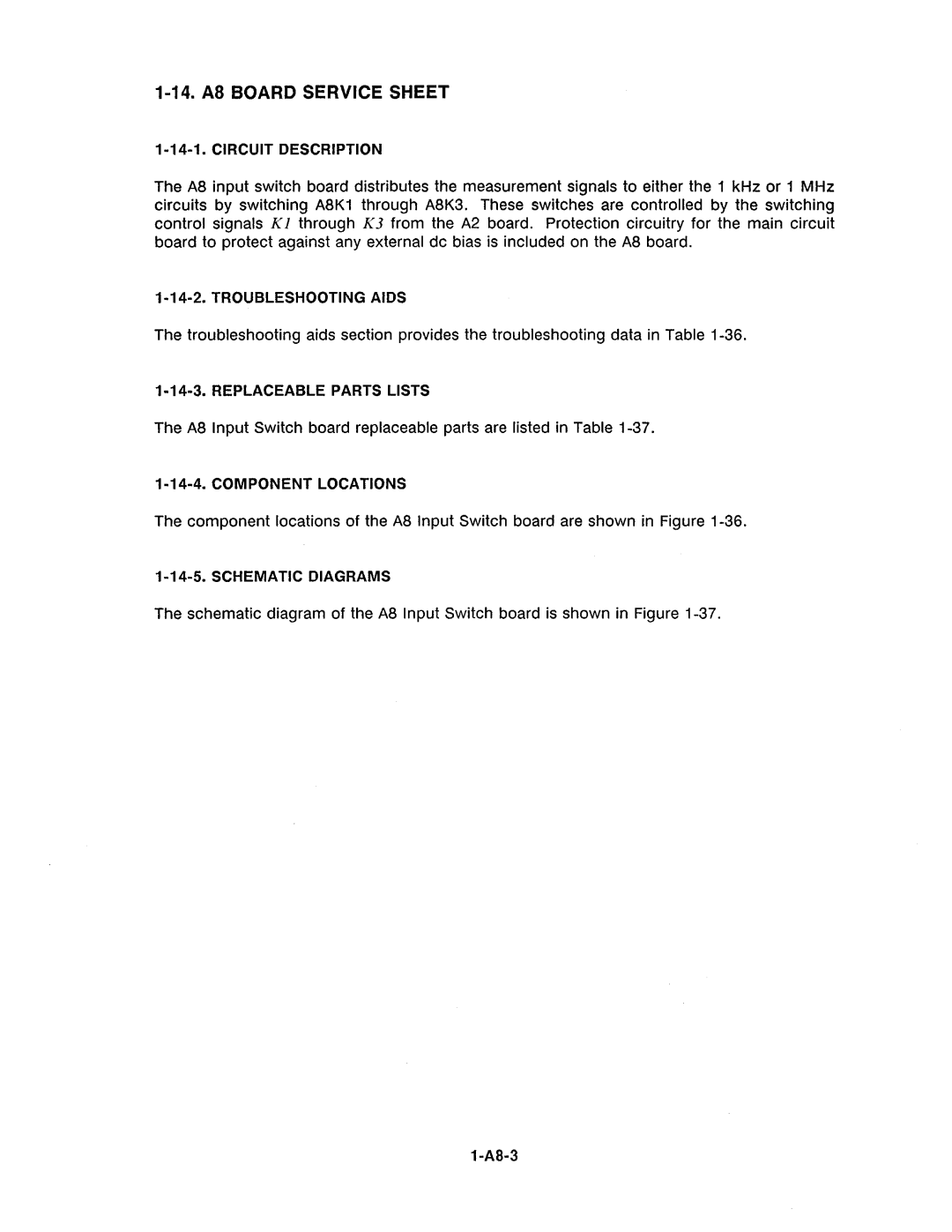 Agilent Technologies 4278A manual 
