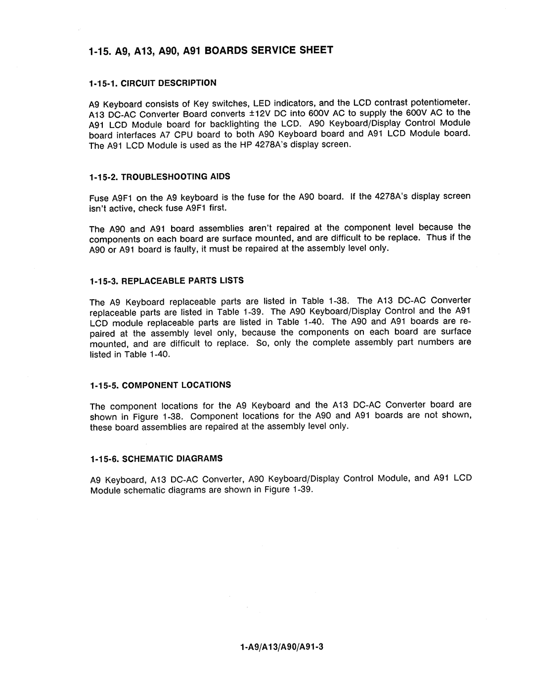 Agilent Technologies 4278A manual 