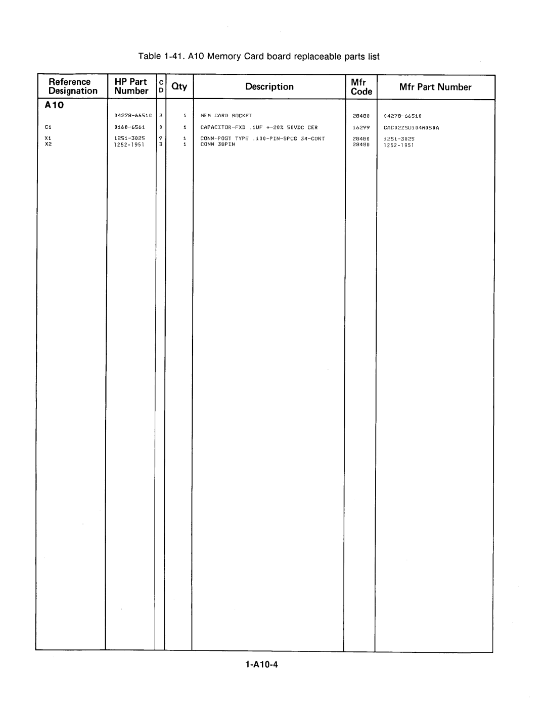 Agilent Technologies 4278A manual 