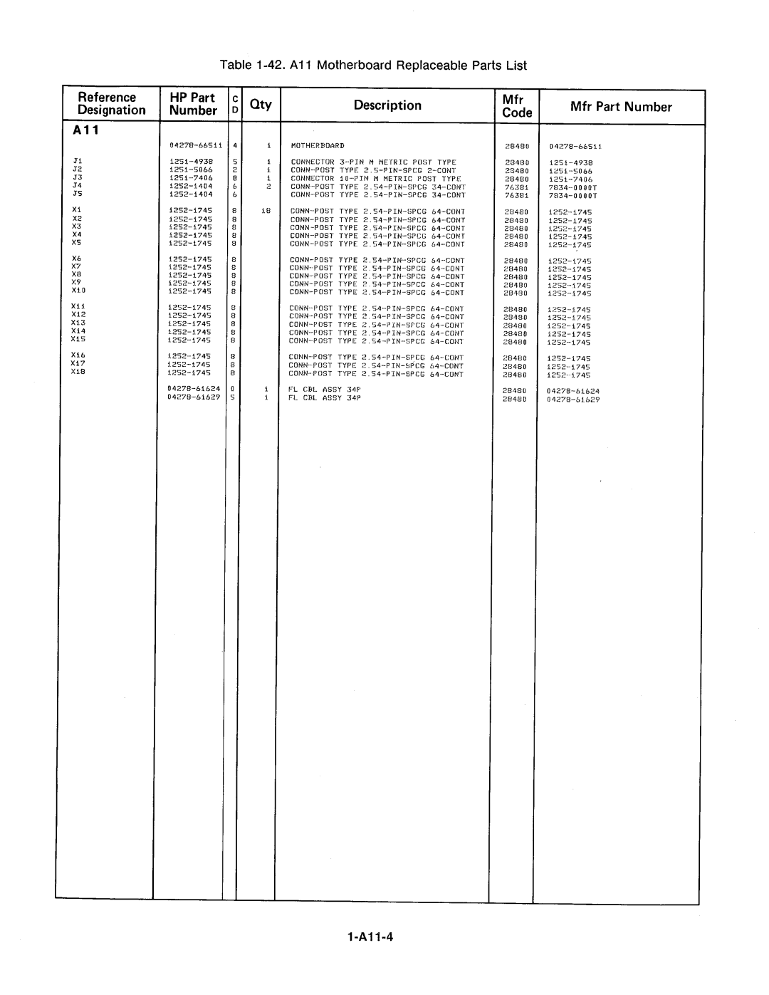Agilent Technologies 4278A manual 